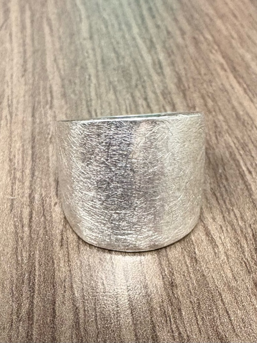 Silpada Wide Textured Silver Cigar Band Ring